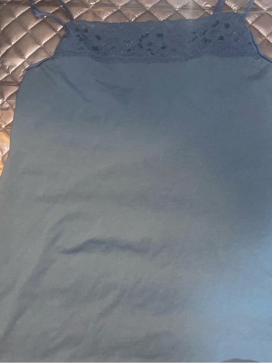 Other - Lace-Trim Camisole Tank Top - Navy